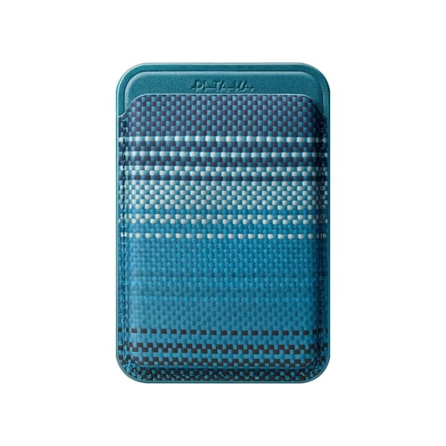 Pitaka MagSafe Woven Wallet Moonrise - Premium Magnetic Card Holder